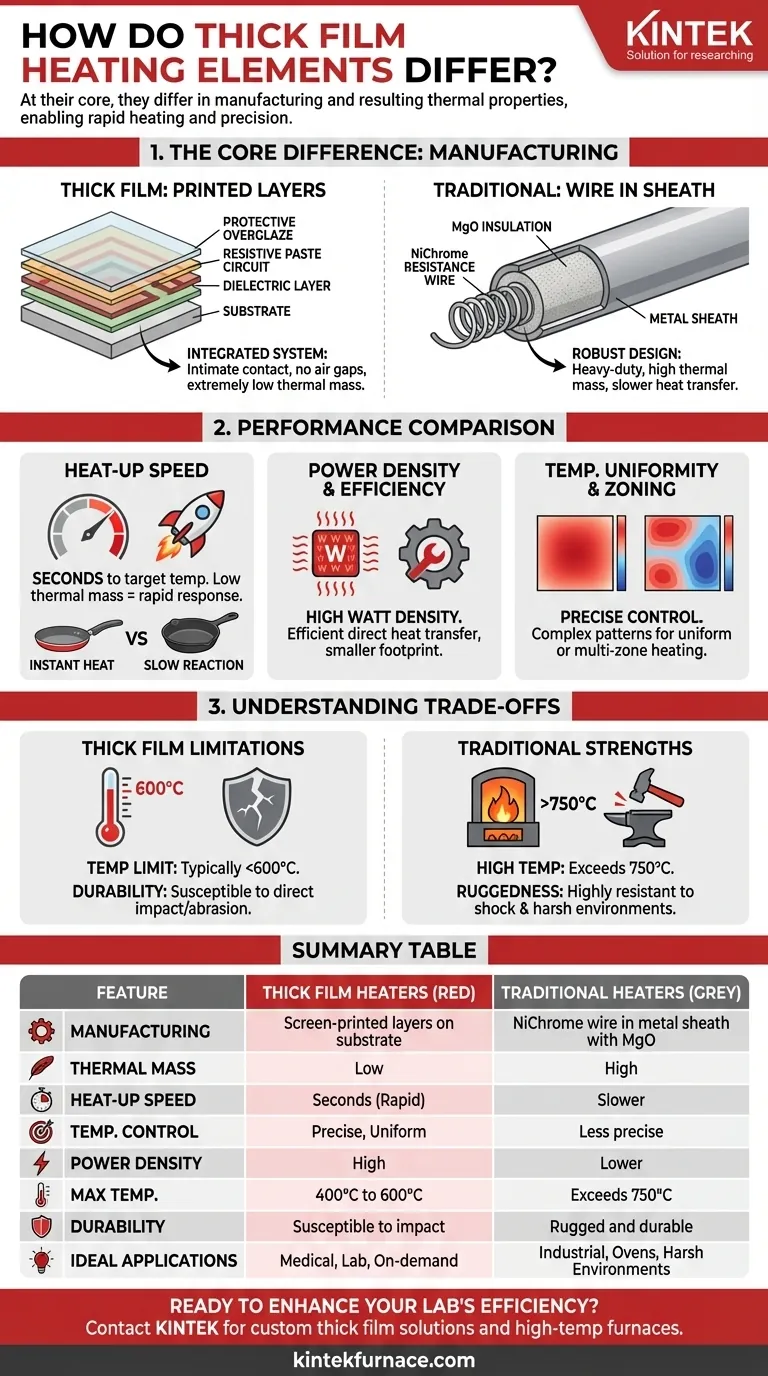 후막 발열체는 다른 유형과 어떻게 다릅니까? 속도, 정밀도 및 효율성을 알아보세요 시각적 가이드