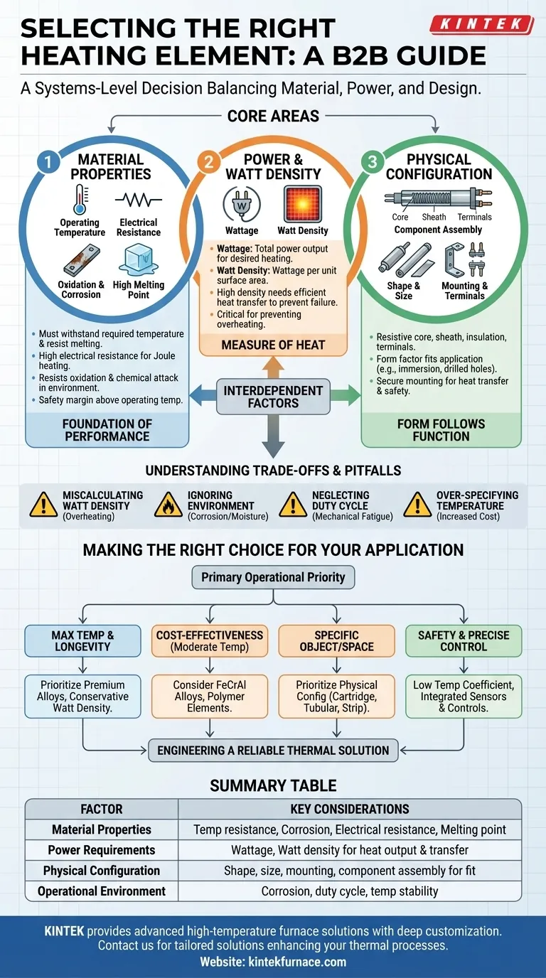 Welche Faktoren sollten bei der Auswahl eines Heizelements berücksichtigt werden? Optimale Leistung und Langlebigkeit gewährleisten Visuelle Anleitung