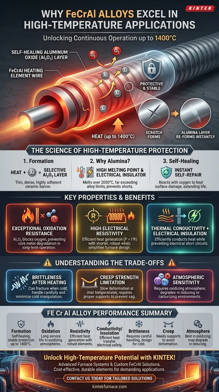 铁铬铝合金为何适用于高温应用？探索自修复氧化铝层的强大功能 图解指南