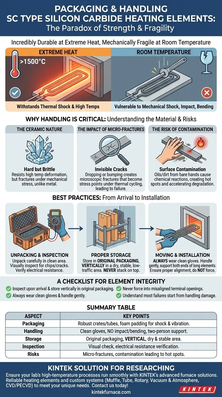 SC型碳化硅加热元件如何包装和搬运？确保其使用寿命并避免损坏 图解指南