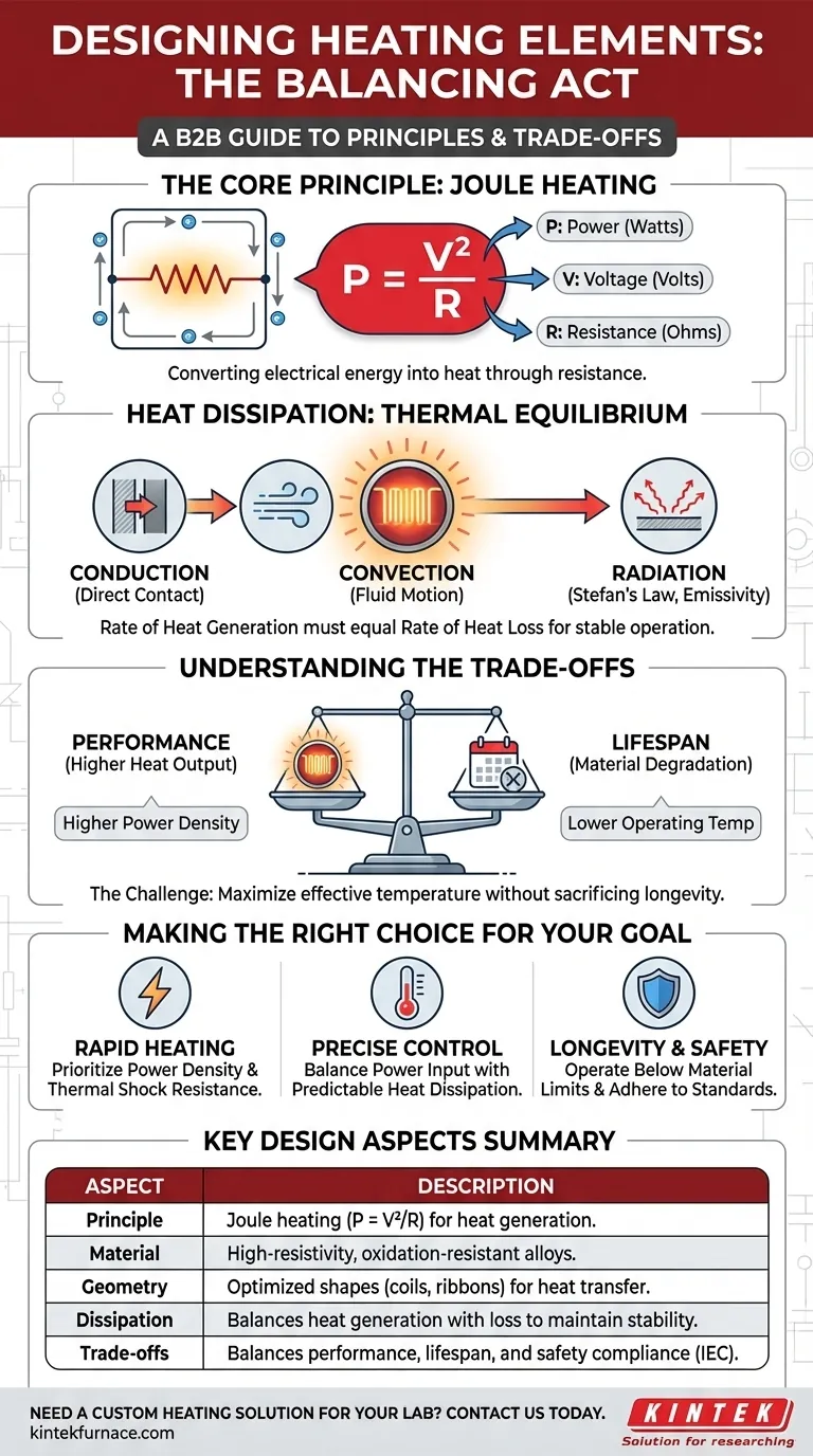 Come sono progettati gli elementi riscaldanti? Padroneggiare l'equilibrio tra generazione e dissipazione del calore Guida Visiva
