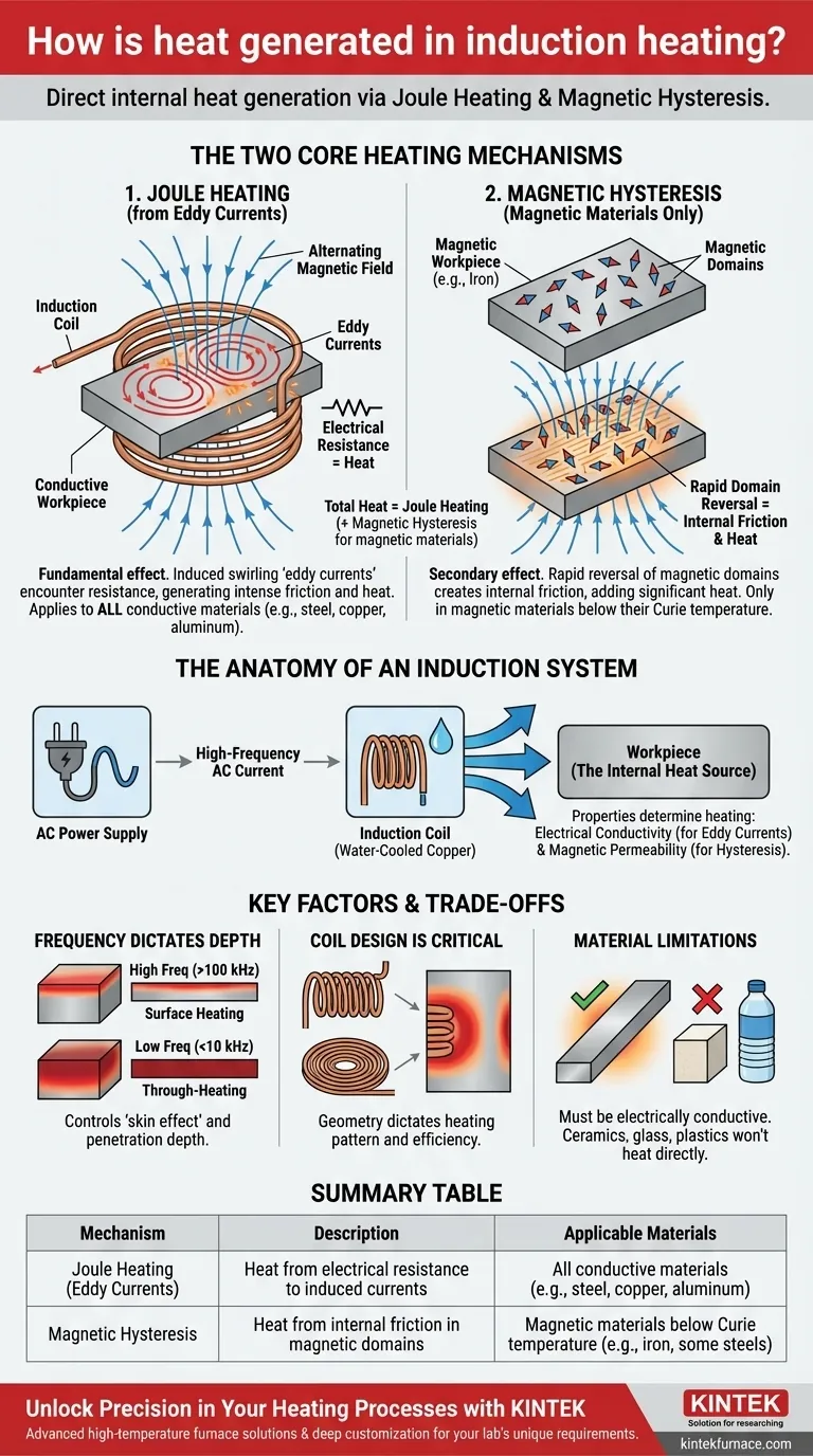 Wie wird Wärme bei der Induktionserwärmung erzeugt? Entdecken Sie effiziente berührungslose Heizmethoden Visuelle Anleitung