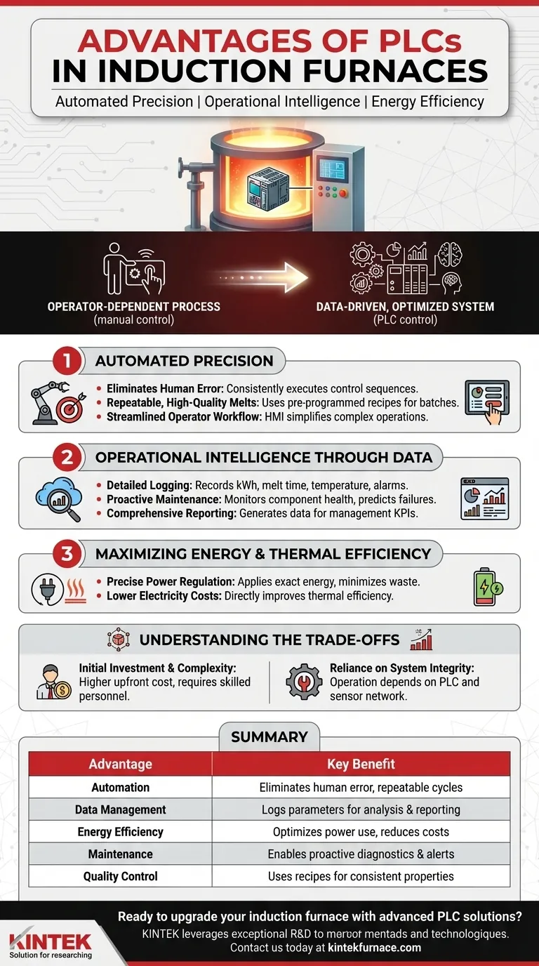 What are the advantages of using PLCs in induction furnaces? Boost Efficiency and Quality with Automation Visual Guide