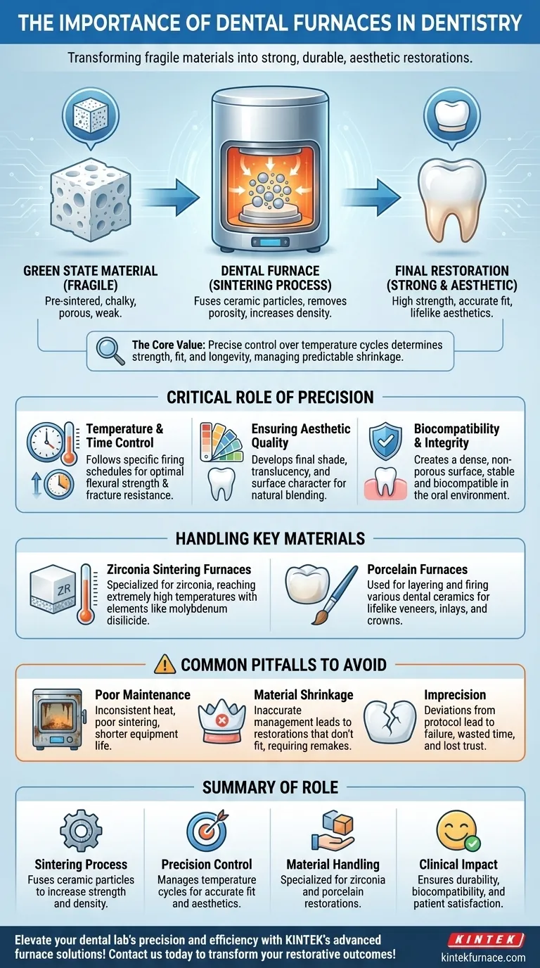 What is the importance of dental furnaces in dentistry? Ensure Strong, Precise Dental Restorations Visual Guide