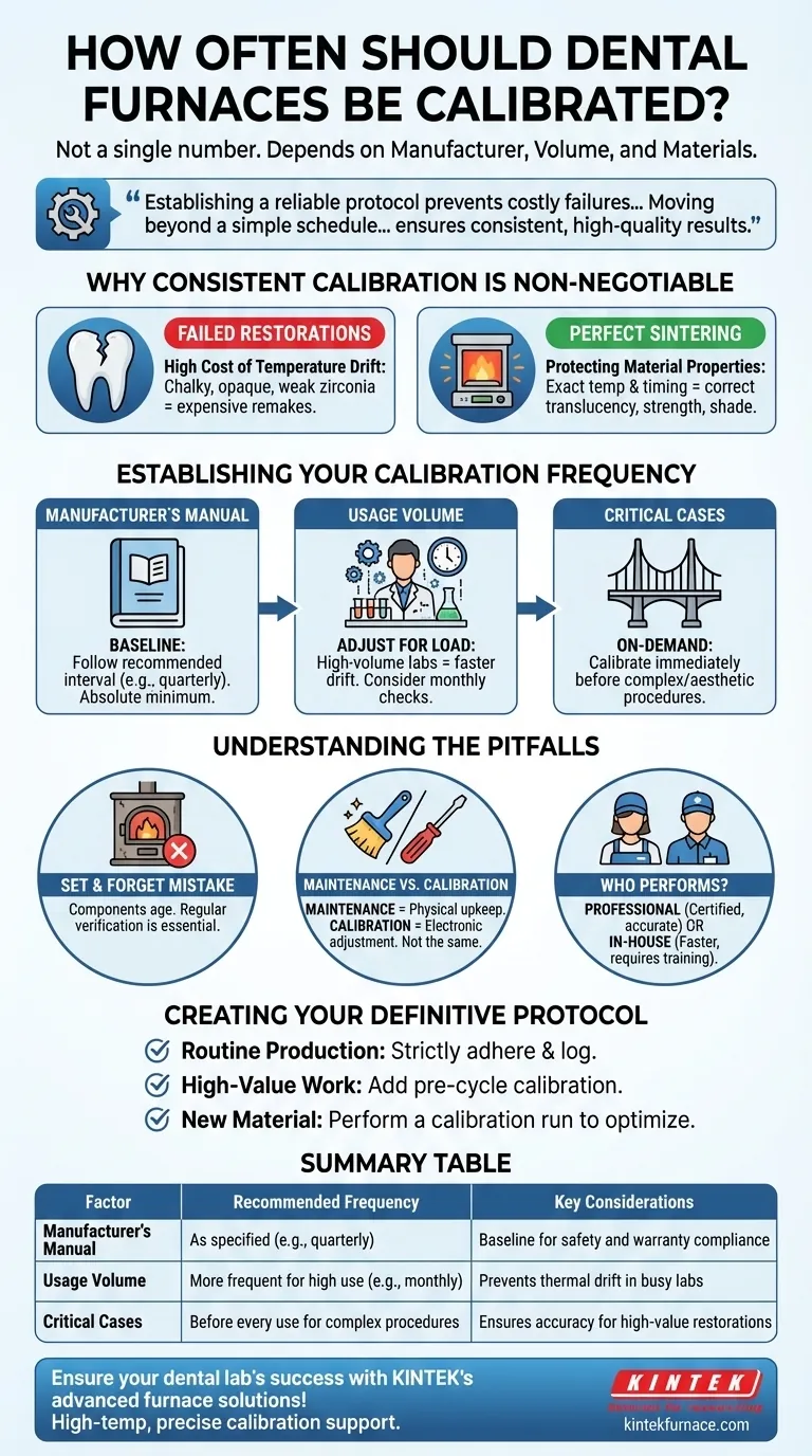 Ogni quanto devono essere calibrati i forni dentali? Garantire la precisione per restauri perfetti Guida Visiva