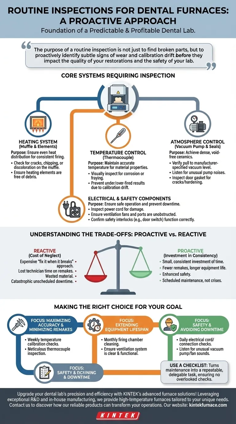 歯科用ファーネスの定期点検には何を含めるべきですか？一貫性のある高品質の歯科修復物を確保する ビジュアルガイド