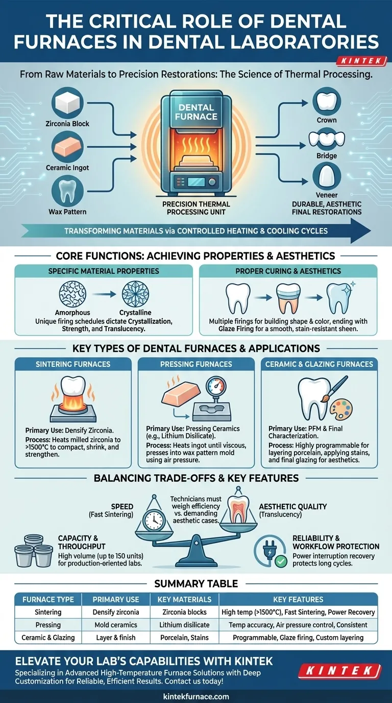What is the role of dental furnaces in dental laboratories? Essential for Precision Dental Restorations Visual Guide