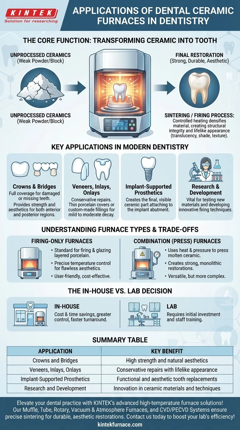 Quais são as aplicações dos fornos de cerâmica dentária na odontologia? Melhore as Restaurações com Precisão Guia Visual