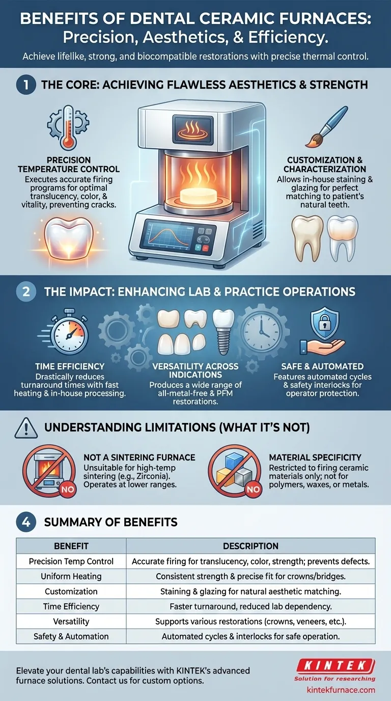 Was sind die Vorteile der Verwendung von Dental-Keramiköfen? Erreichen Sie überlegene Ästhetik und Effizienz Visuelle Anleitung