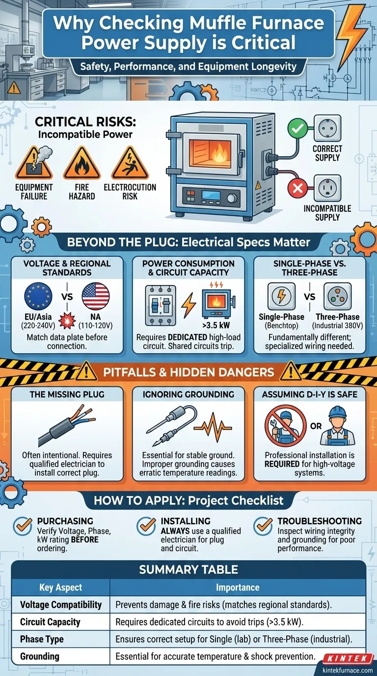 Perché è importante controllare l'alimentazione di un forno a muffola? Garantire sicurezza e risultati accurati Guida Visiva