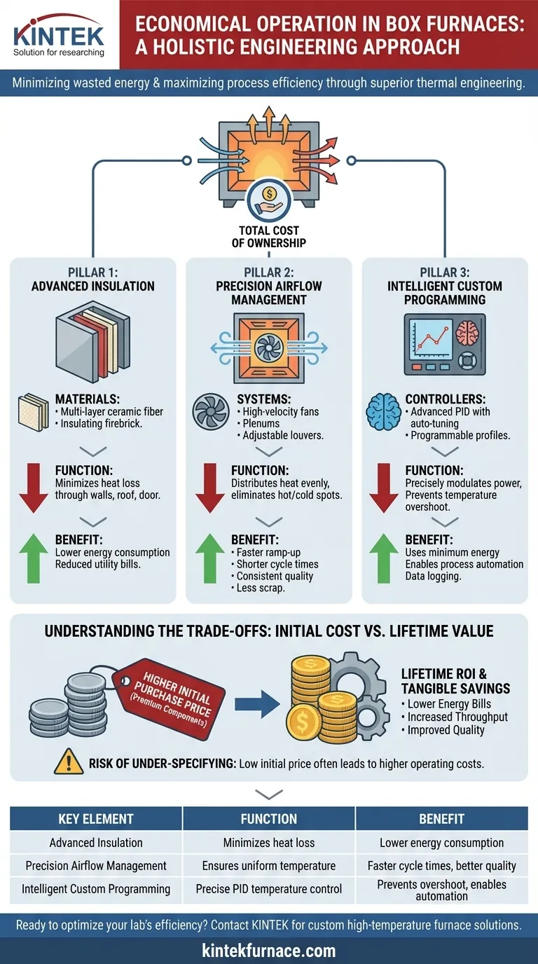 How is economical operation achieved in Box Furnaces? Cut Costs with Efficient Thermal Engineering Visual Guide
