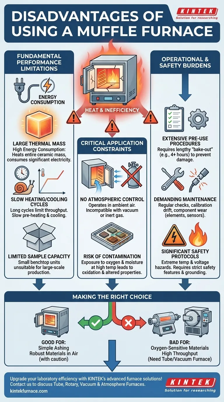 Quali sono gli svantaggi dell'utilizzo di un forno a muffola? Limitazioni chiave e alternative migliori Guida Visiva