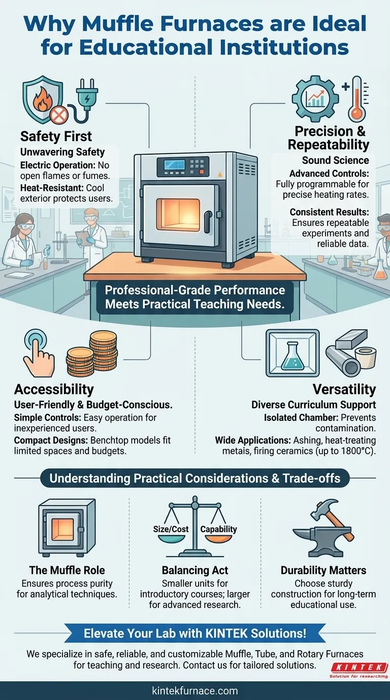 교육 기관에 머플로가 적합한 이유는 무엇인가요? 학생 실험실을 위한 안전하고 비용 효율적인 도구 시각적 가이드
