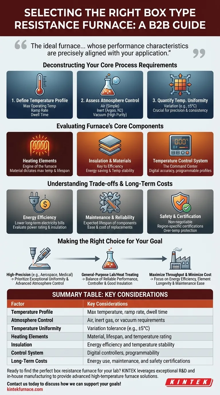 What factors should users consider when selecting a box type resistance furnace? Key Insights for Optimal Performance Visual Guide