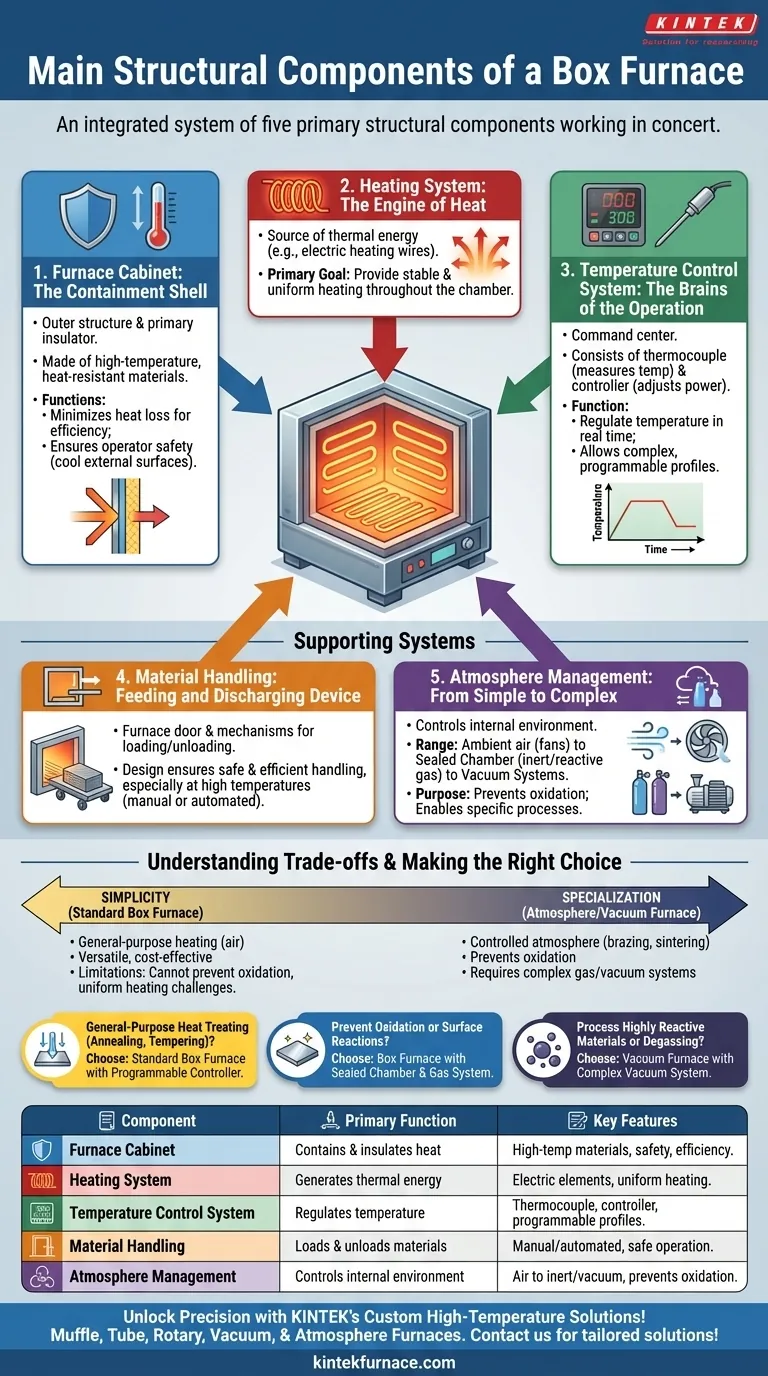 What are the main structural components of a box furnace? Essential Guide for Efficient Material Processing Visual Guide