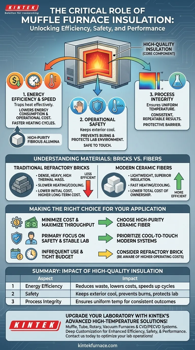 ¿Por qué es importante la calidad del aislamiento en los hornos mufla? Aumente la eficiencia y la seguridad en su laboratorio Guía Visual