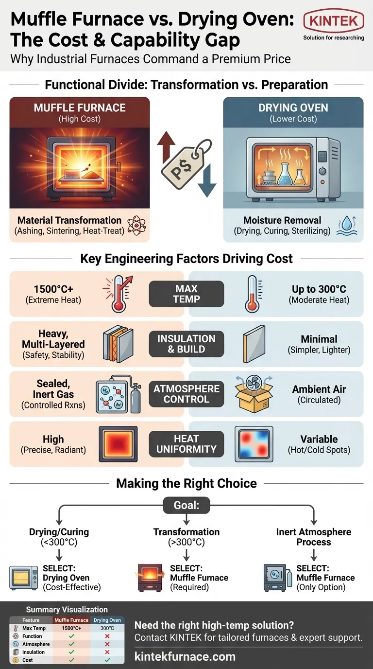 Was sind die Kostenunterschiede zwischen industriellen Muffelöfen und Trockenschränken? Verstehen Sie die Preisspanne und treffen Sie eine kluge Wahl Visuelle Anleitung