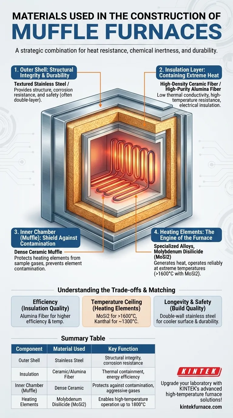 ما هي المواد المستخدمة في بناء أفران الكوات؟ المكونات الرئيسية لأداء درجات الحرارة العالية دليل مرئي
