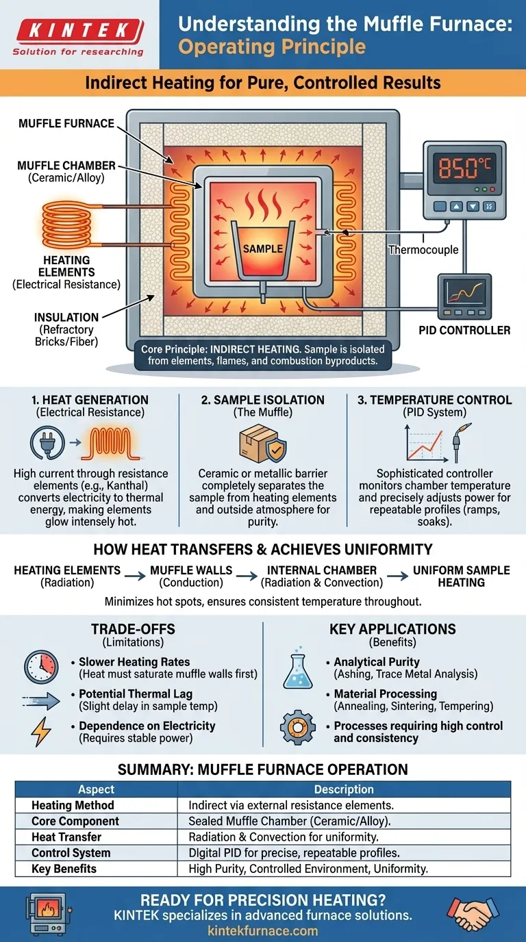Was ist das Funktionsprinzip einer Muffelofen? Visuelle Anleitung