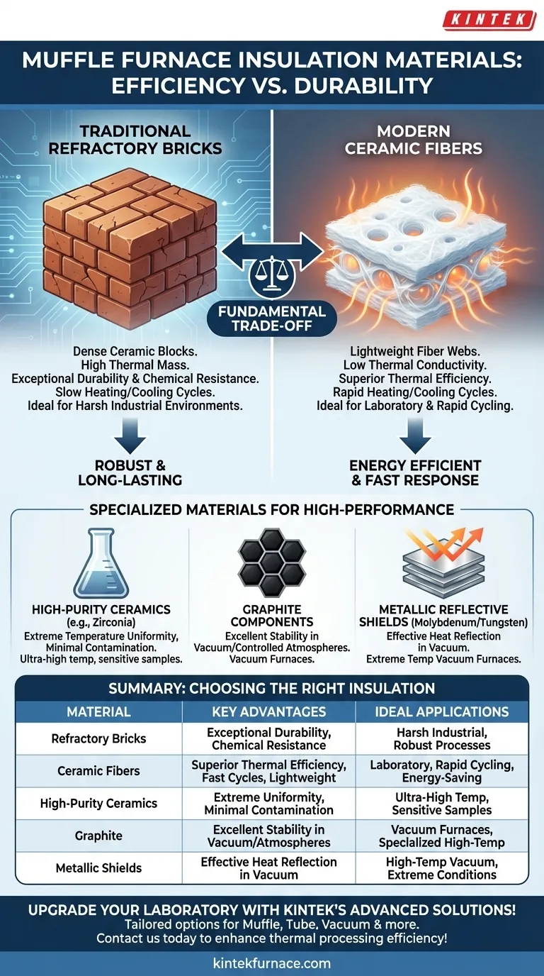 ما هي مواد العزل المستخدمة في الأفران الصندوقية (Muffle Furnaces)؟ اختر الأفضل لكفاءة الحرارة والمتانة دليل مرئي