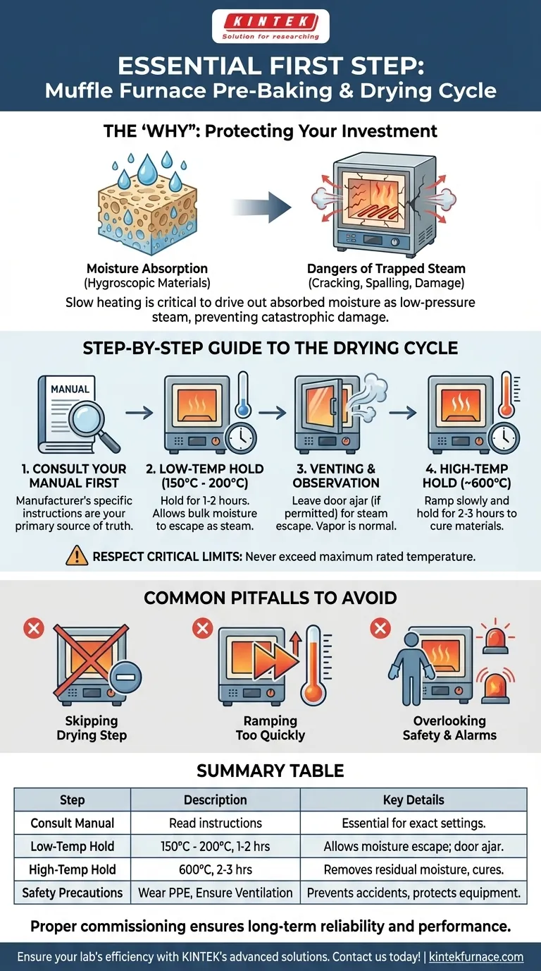 Was sollte getan werden, bevor ein Muffelofen zum ersten Mal oder nach einer langen Stillstandszeit verwendet wird? Leitfaden zur wesentlichen Vorbrennung Visuelle Anleitung