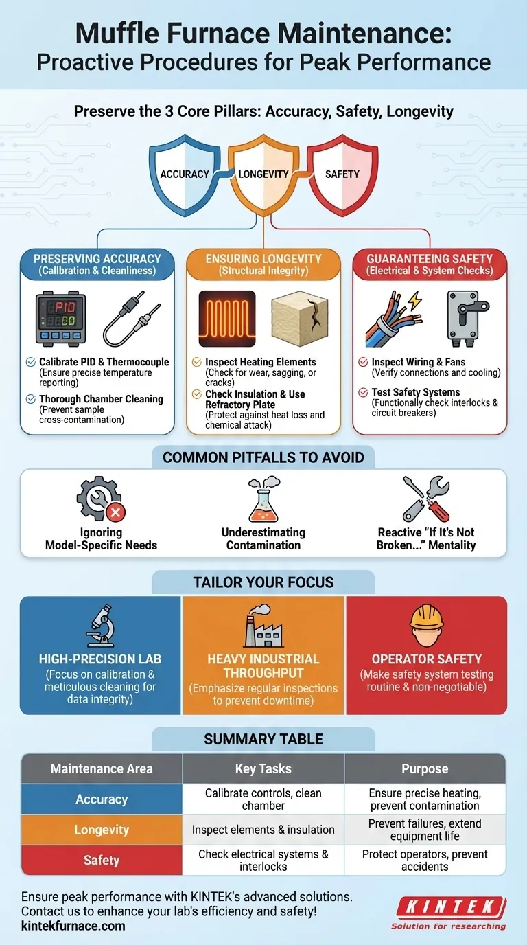 ما هي إجراءات الصيانة الموصى بها لأفران التخميد؟ ضمان الدقة والسلامة في مختبرك دليل مرئي