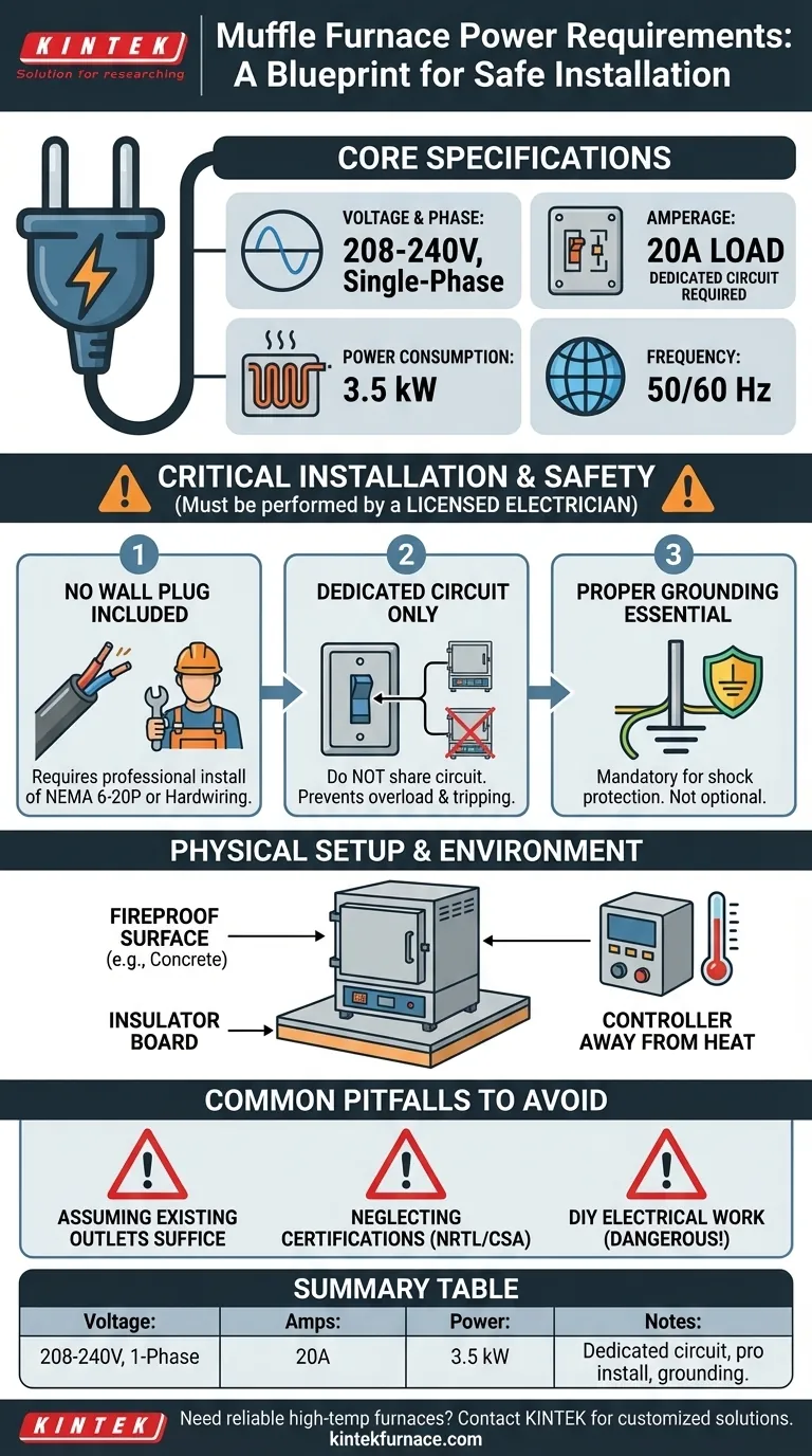 ما هي متطلبات الطاقة لفرن الصهر؟ لضمان التشغيل الآمن والفعال دليل مرئي