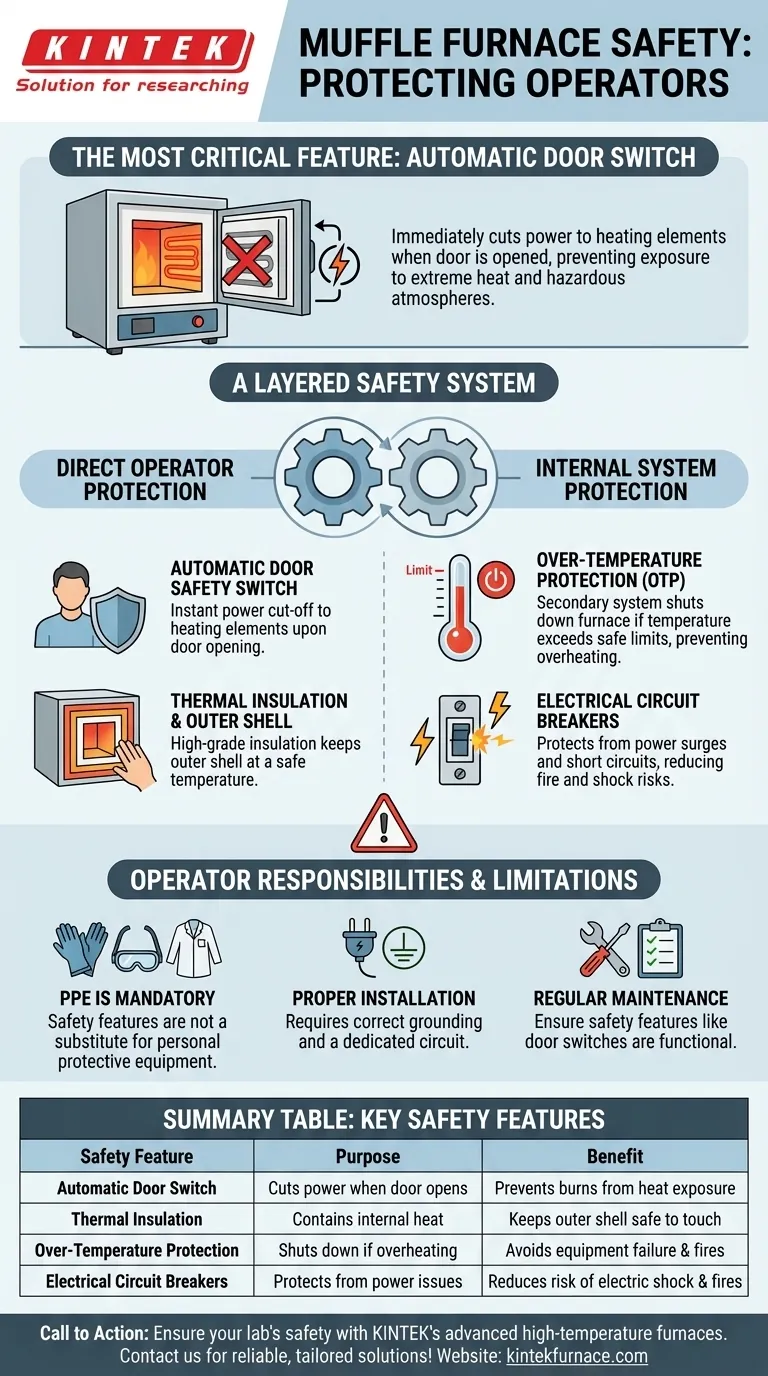 What safety feature is included in muffle furnaces to protect operators? Essential Safeguards for Lab Safety Visual Guide