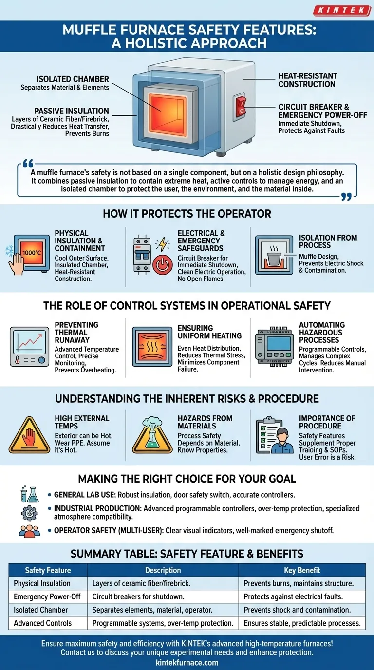 Quais recursos de segurança os fornos mufla possuem? Proteção Essencial para Operações de Alta Temperatura Guia Visual