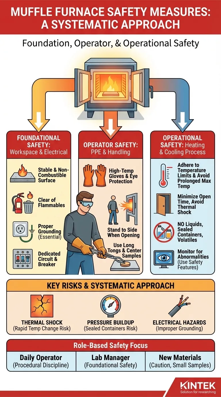 Quais medidas de segurança devem ser seguidas ao usar um forno mufla? Passos Essenciais para uma Operação Segura Guia Visual