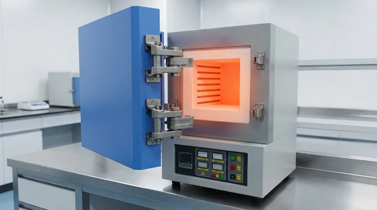 ما هي آلية باب الفرن الكاتم في فرن الحرق؟ اكتشف تصميم المفصلة المزدوجة لتحقيق إغلاق مثالي