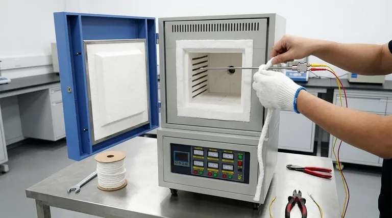 كيف يجب تركيب المزدوجة الحرارية (الثرموكابل) في فرن الموفل؟ ضمان التحكم الدقيق في درجة الحرارة لمختبرك