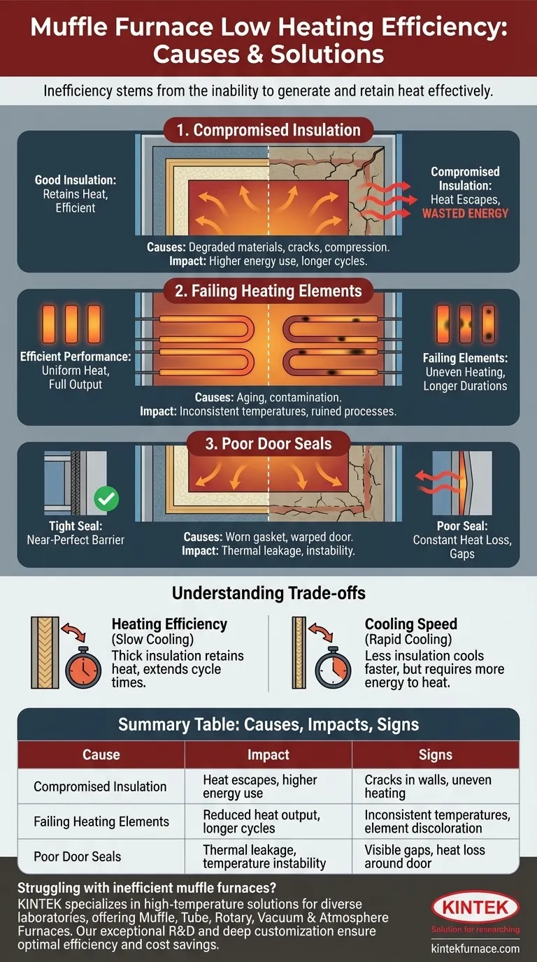 Perché un forno a muffola potrebbe avere una bassa efficienza di riscaldamento? Diagnosi e risoluzione dei problemi di perdita di energia Guida Visiva