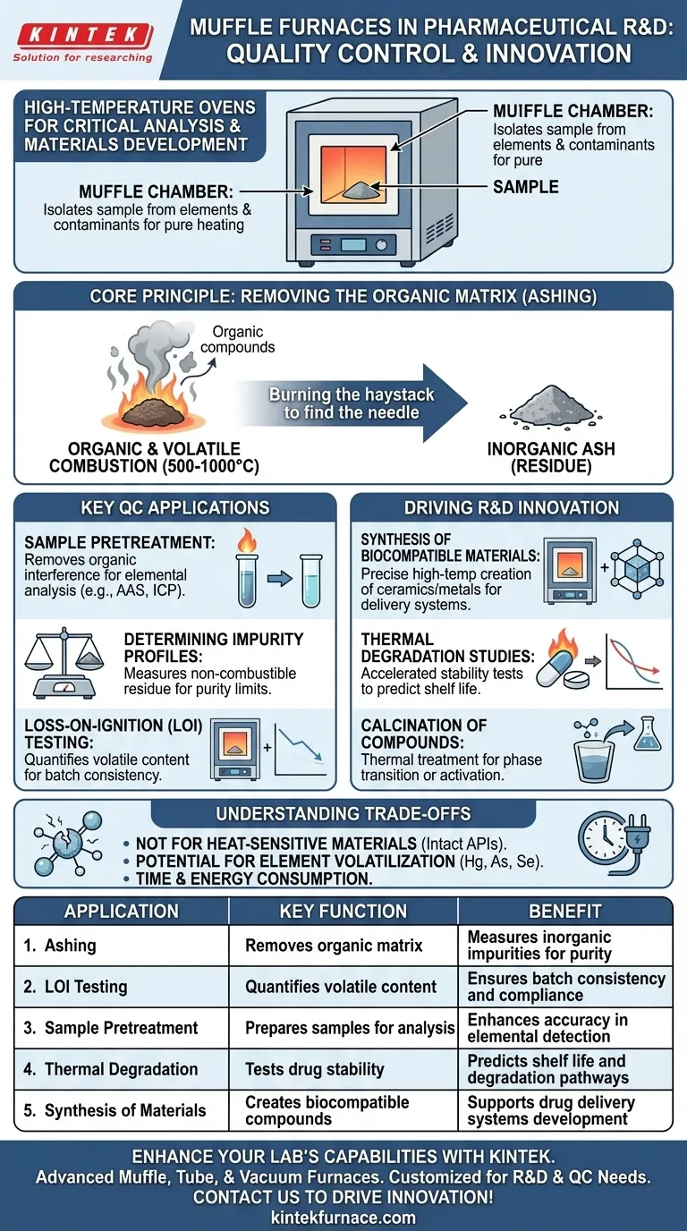 Quale ruolo svolgono le muffole da laboratorio nella ricerca e sviluppo farmaceutico? Essenziali per il controllo qualità e l'innovazione Guida Visiva