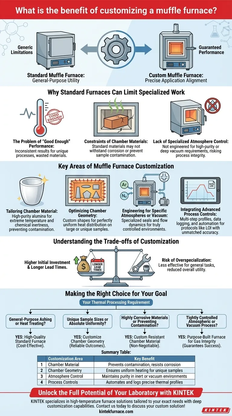 Qual é o benefício de personalizar um forno mufla? Alcance Precisão e Confiabilidade para Suas Aplicações Exclusivas Guia Visual