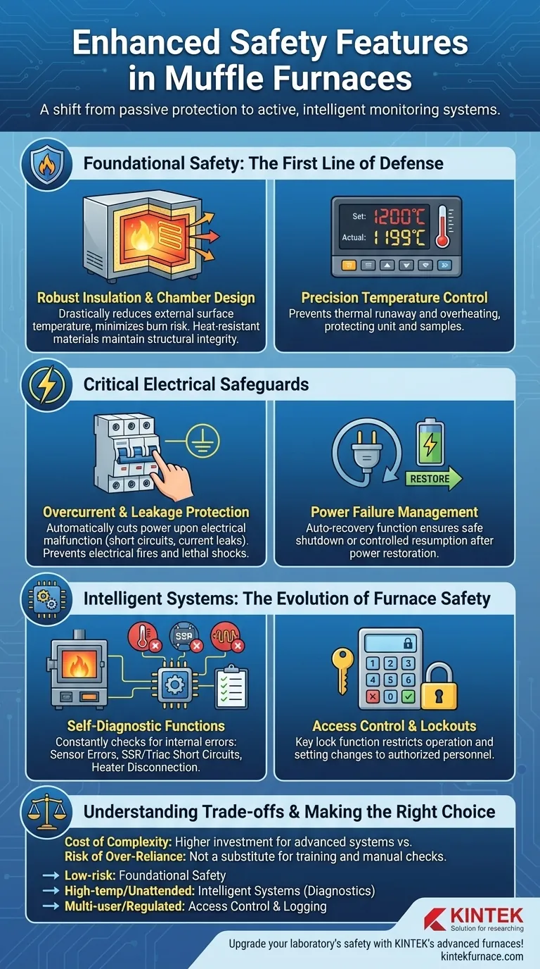 マッフル炉で強化された安全機能とは？あなたの研究室のための高度な保護を発見してください ビジュアルガイド