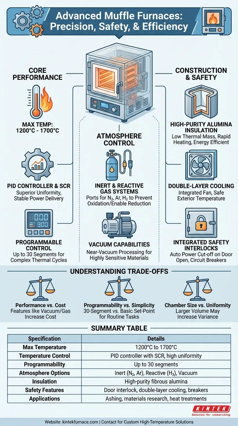 先进马弗炉的一些技术规格是什么？在您的实验室中实现精确性和效率 图解指南