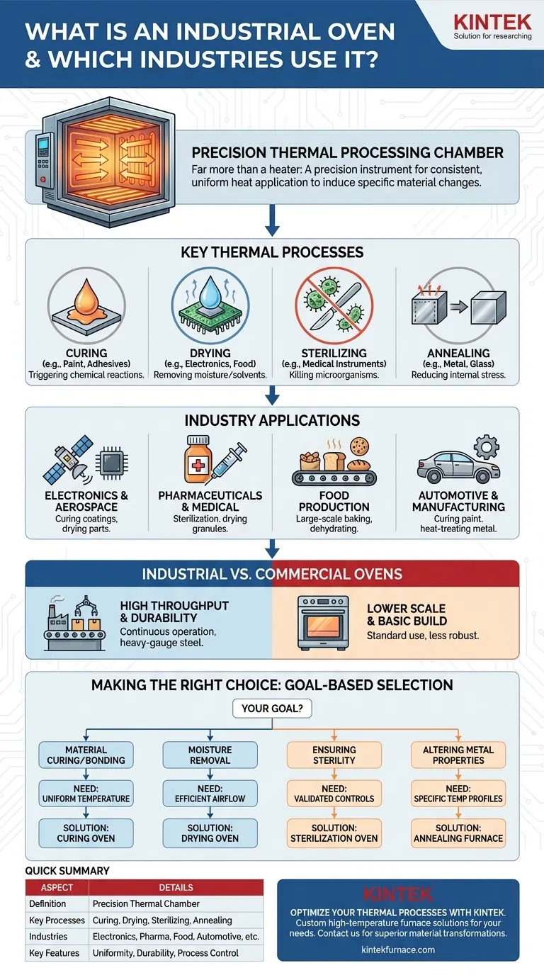 什么是工业烘箱？哪些行业使用它？探索多功能热处理解决方案 图解指南