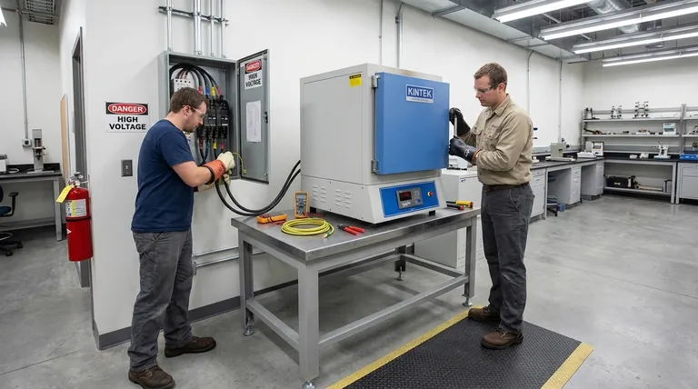 Quelles sont les précautions à prendre pour brancher l'alimentation électrique d'un nouveau four à moufle ?Étapes essentielles pour une installation en toute sécurité