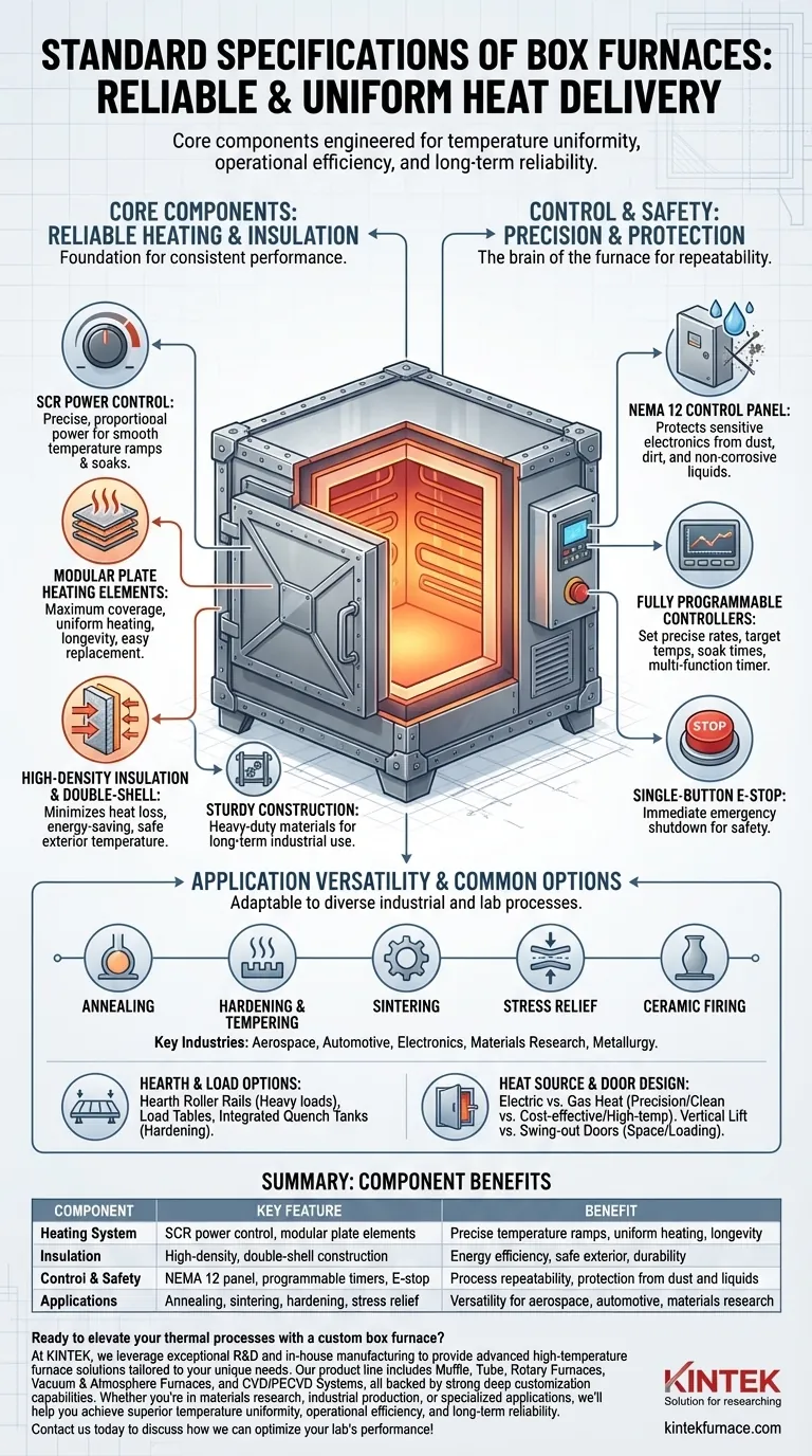 Quais são as especificações padrão dos fornos de caixa? Obtenha calor confiável e uniforme para o seu laboratório Guia Visual