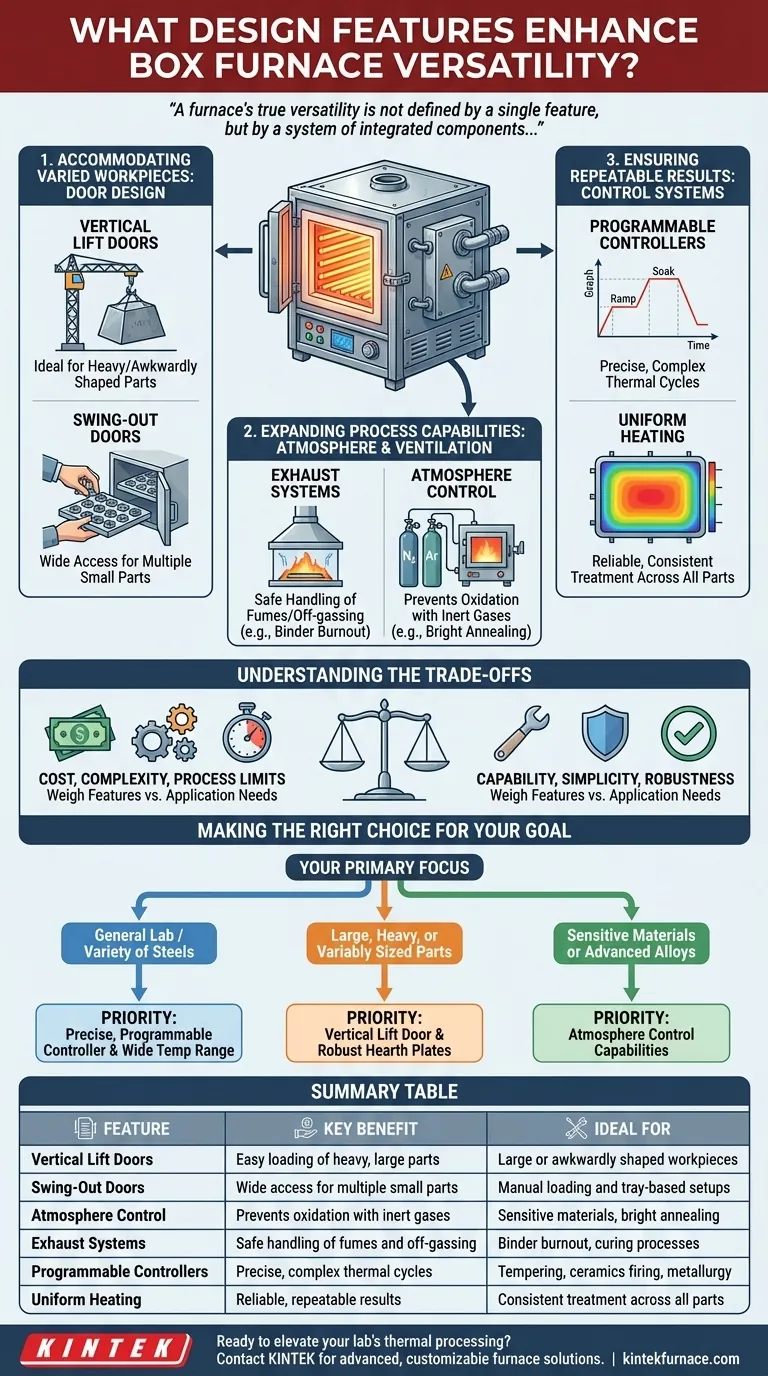 Quali caratteristiche di progettazione migliorano la versatilità di un forno a pozzo? Potenzia le capacità di trattamento termico del tuo laboratorio Guida Visiva