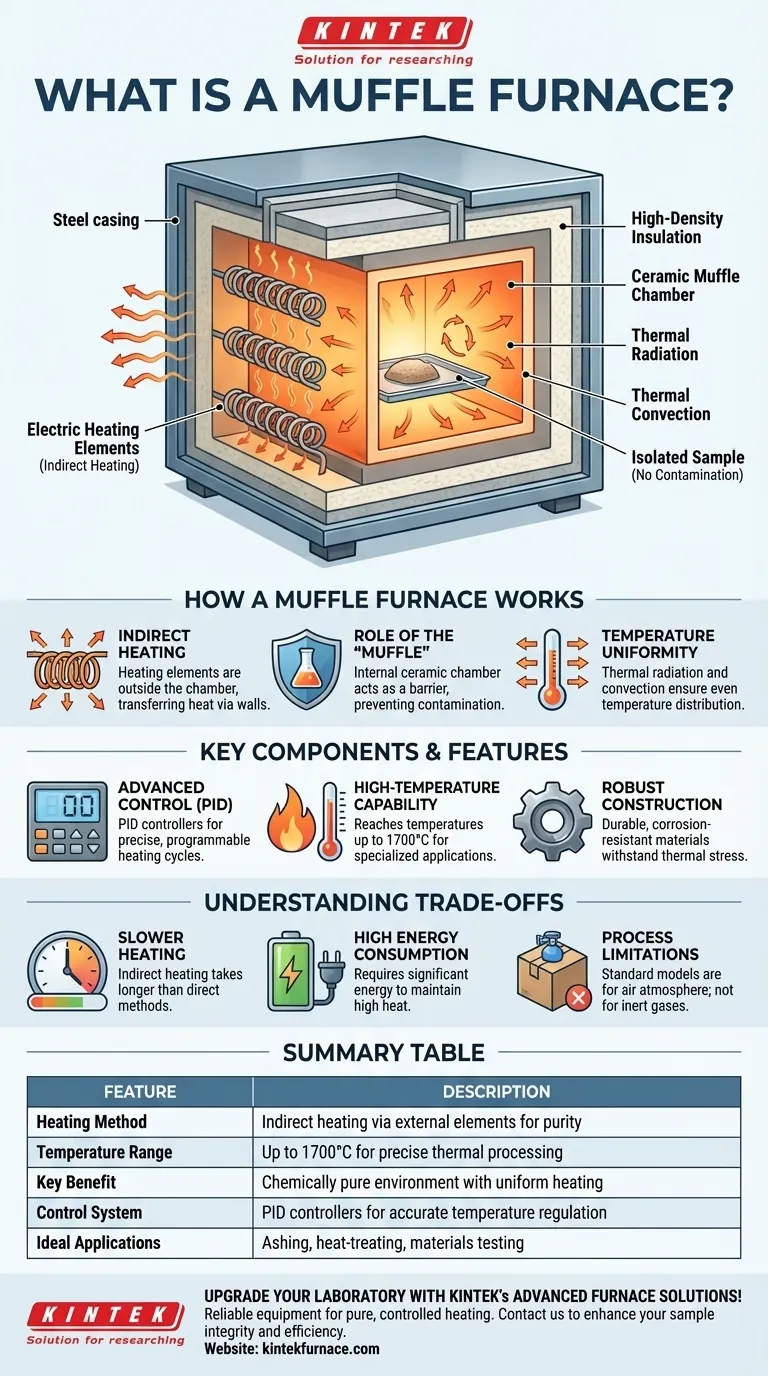 Cos'è un forno a muffola? Ottieni una lavorazione ad alta temperatura pura e controllata Guida Visiva