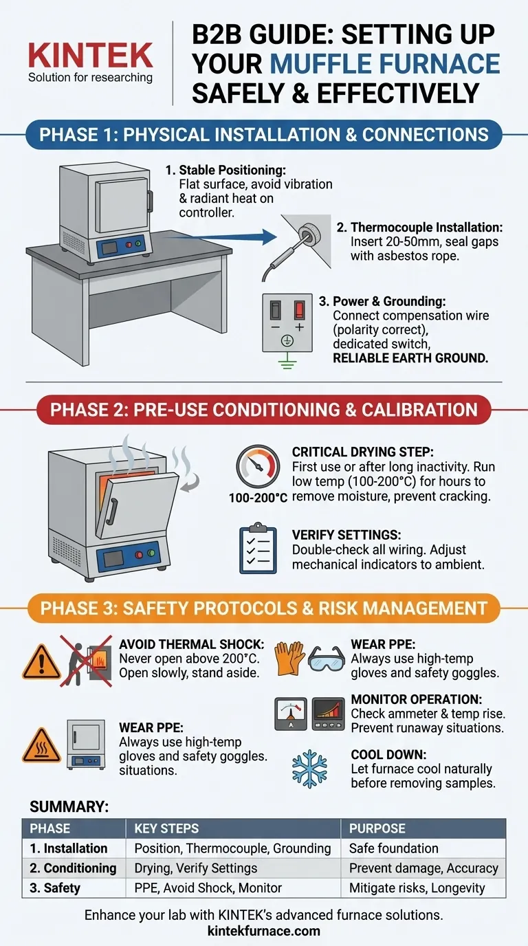 ما هي خطوات إعداد فرن الصهر قبل الاستخدام؟ ضمان السلامة والدقة في مختبرك دليل مرئي