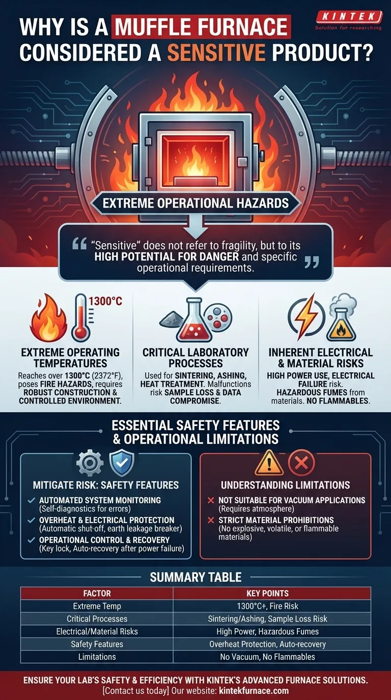 Perché un forno a muffola è considerato un prodotto sensibile? Comprendere i rischi elevati e le esigenze di sicurezza Guida Visiva