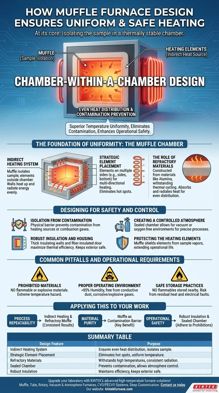 马弗炉是如何设计以确保均匀和安全的加热？探索其精密工程设计 图解指南