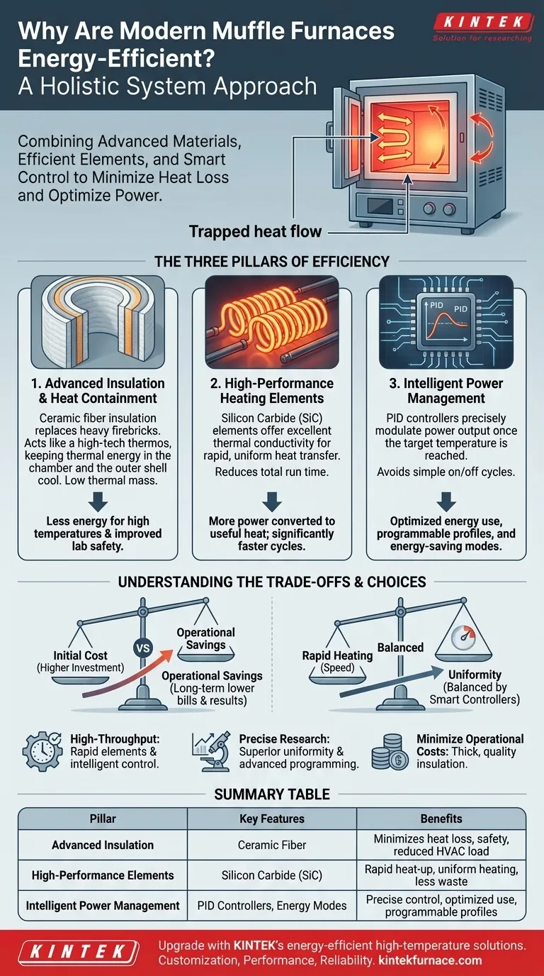 Perché i moderni forni a muffola sono considerati efficienti dal punto di vista energetico? Scopri le innovazioni chiave per costi inferiori Guida Visiva