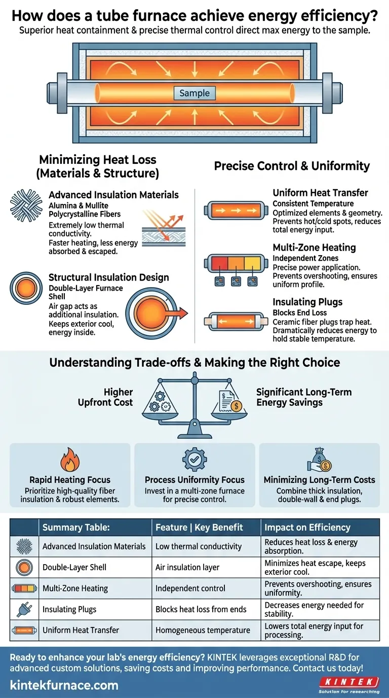 튜브 퍼니스는 어떻게 에너지 효율을 달성하는가? 열 보존 및 제어 최적화 시각적 가이드