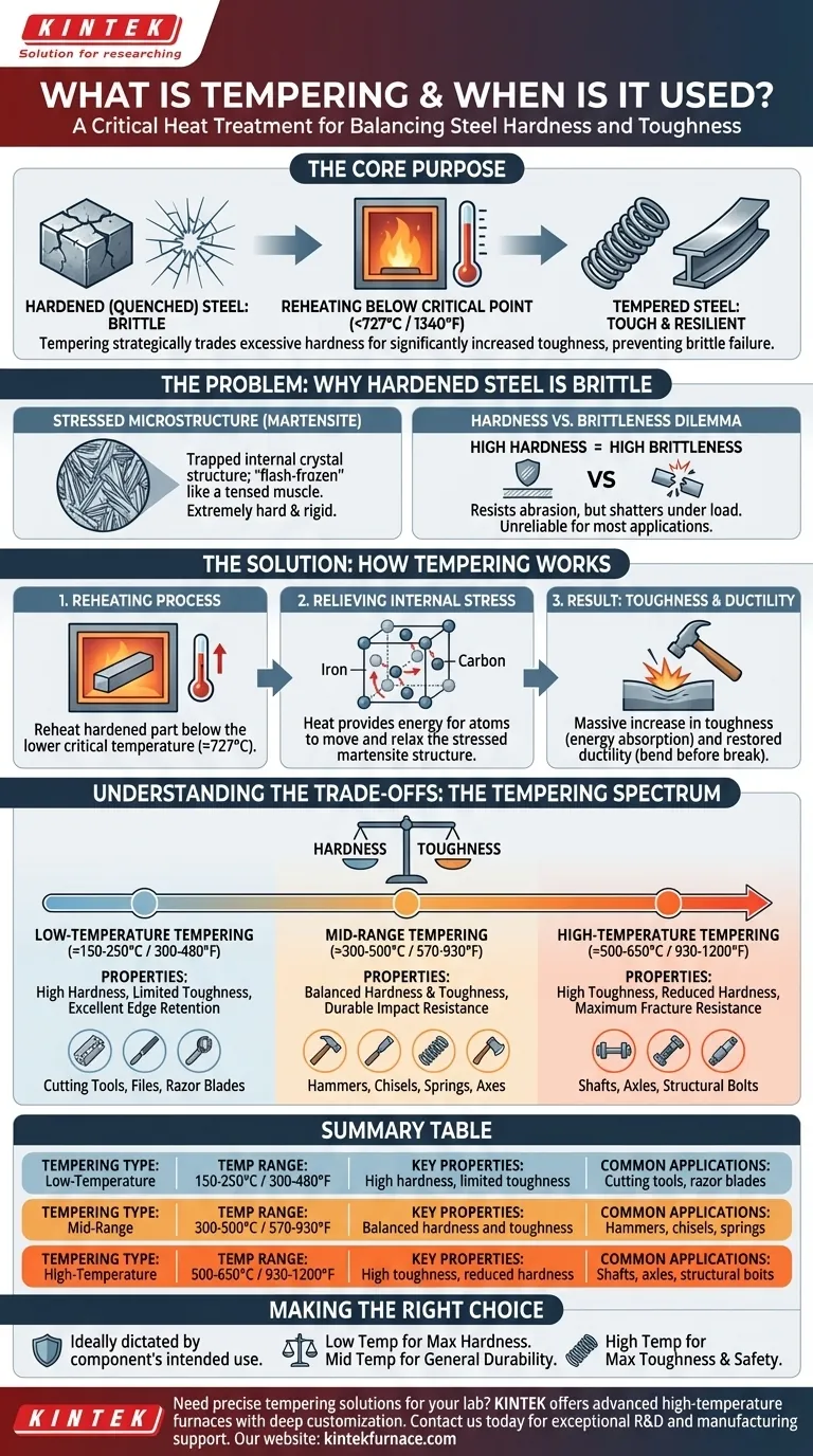 焼戻しとは何ですか、そしていつ使用されるのですか？金属の靭性と耐久性の最適化 ビジュアルガイド