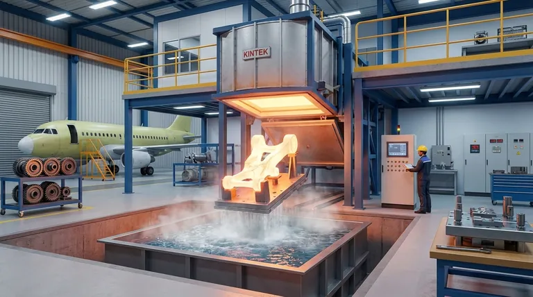 어떤 산업에서 낙하식 퀜치로(drop-bottom quench furnaces) 사용으로 이익을 얻습니까? 항공우주 및 자동차 산업을 위한 야금 정밀도 달성