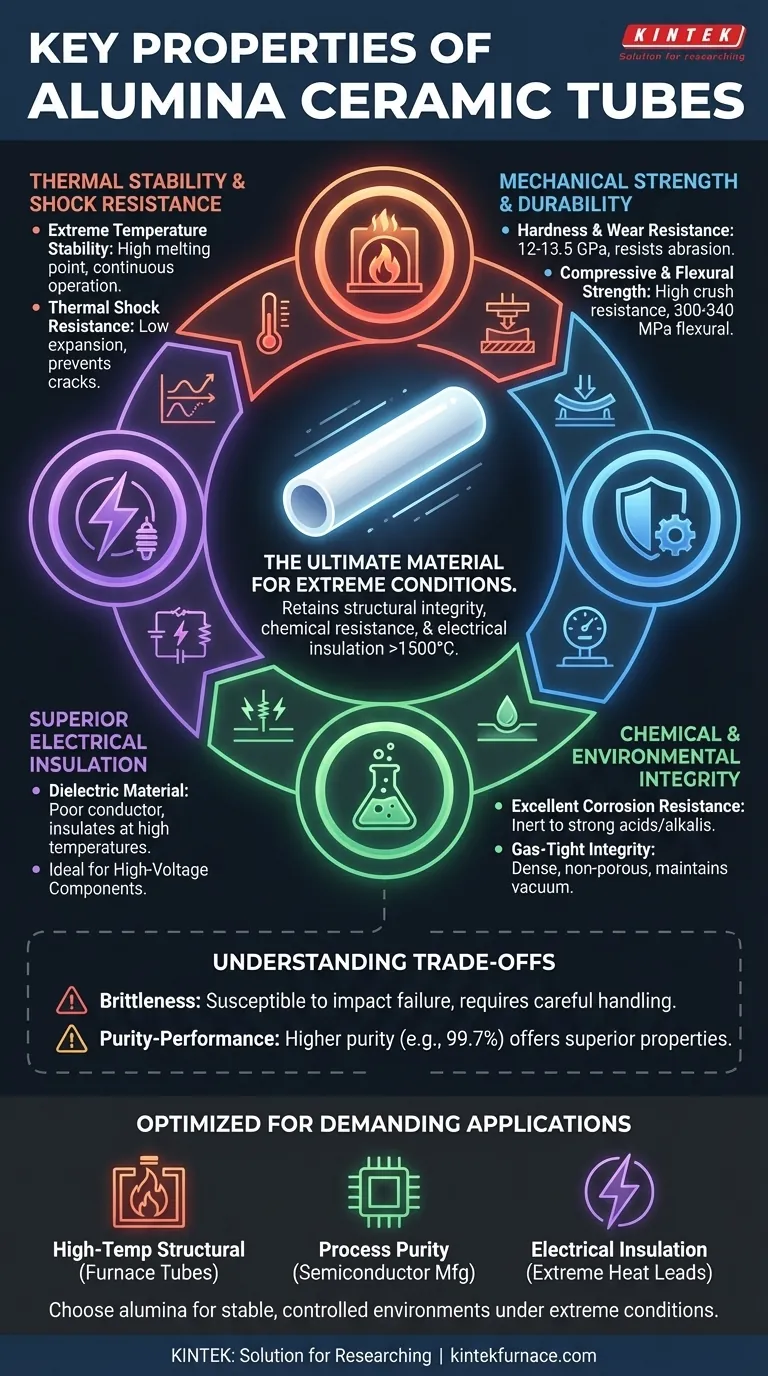 알루미나 세라믹 튜브의 주요 특성은 무엇인가요? 실험실을 위한 고온 성능 잠금 해제 시각적 가이드